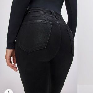 Good American good legs coated jeans